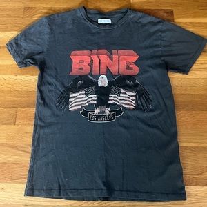 Anine Bing vintage style tshirt. Adult Small. Los Angeles Eagle Biker.